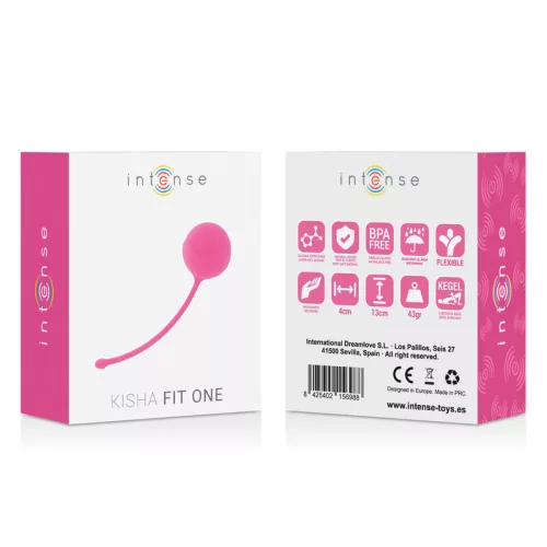 INTENSE Kisha Fit One – prémium szilikon Kegel tojás fuchsia