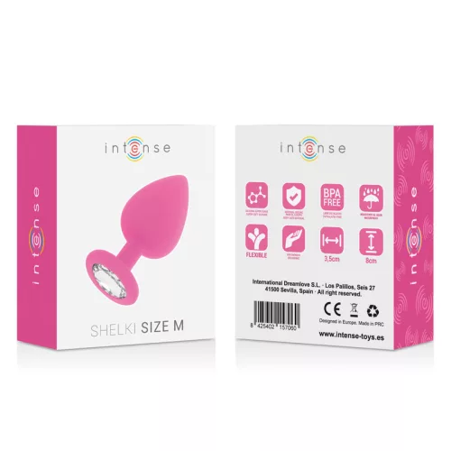 INTENSE – prémium anális plug fukszia színben