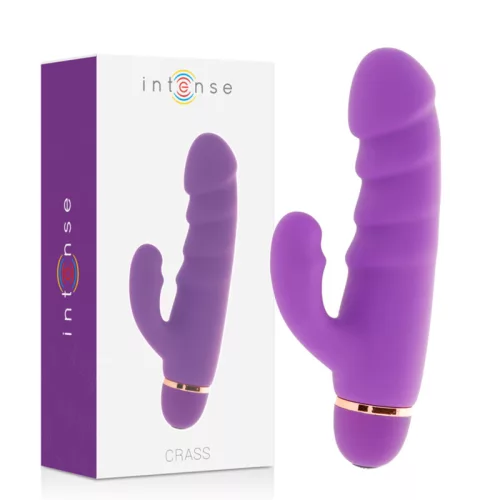 INTENSE – 20 sebességes szilikon vibrátor lilában