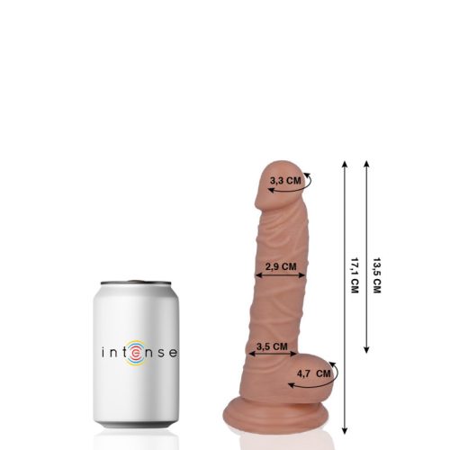 MR INTENSE - 17,1 cm realistikus dildó 2,9 cm átmérővel