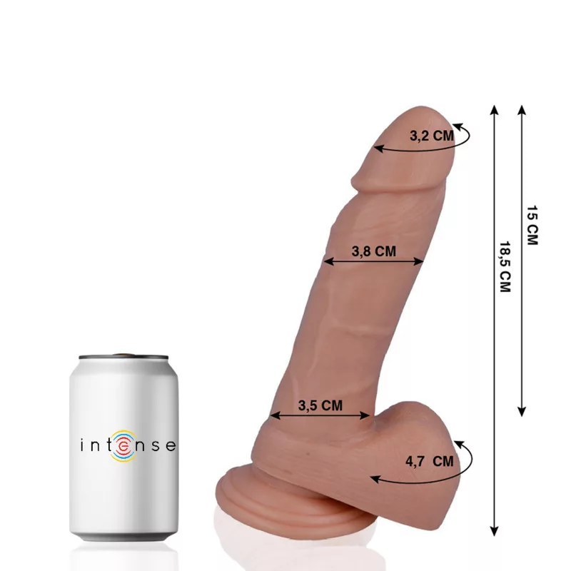 MR INTENSE 14 cm-es valósághű pénisz vibrátor