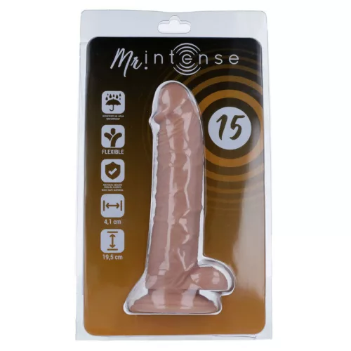 MR INTENSE – 15 cm élethű pénisz vibrátor