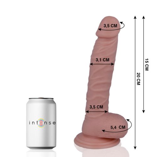MR INTENSE – 20 cm-es élethű pénisz vibrátor
