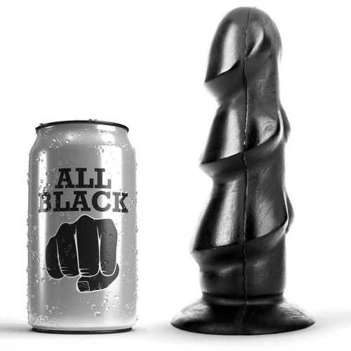 ALL BLACK - DILDÓ 17 CM