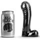 ALL BLACK – 15 cm-es prémium dildó fekete színben