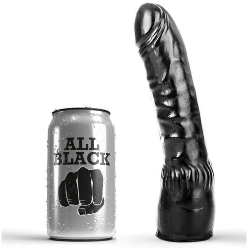 ALL BLACK – 20 cm-es élethű dildó