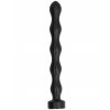ALL BLACK - 32 cm anal golyós dugó prémium élményhez