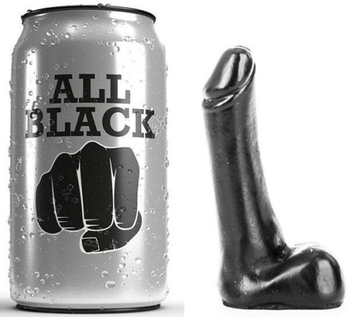 ALL BLACK - DILDÓ 9 CM