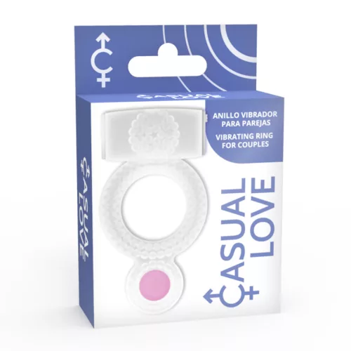 CASUAL LOVE – átlátszó ring vibrátor a kettős örömért