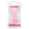 GLOSSY – ultralágy vibrátor rózsaszínben