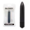 GLOSSY – prémium vékony vibrátor fekete színben