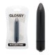 GLOSSY – prémium vékony vibrátor fekete színben