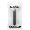 GLOSSY – prémium vékony vibrátor fekete színben