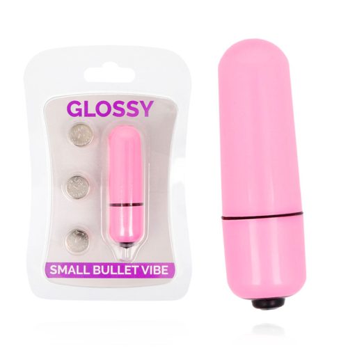GLOSSY – kisméretű vibrátor, mély rózsaszínben