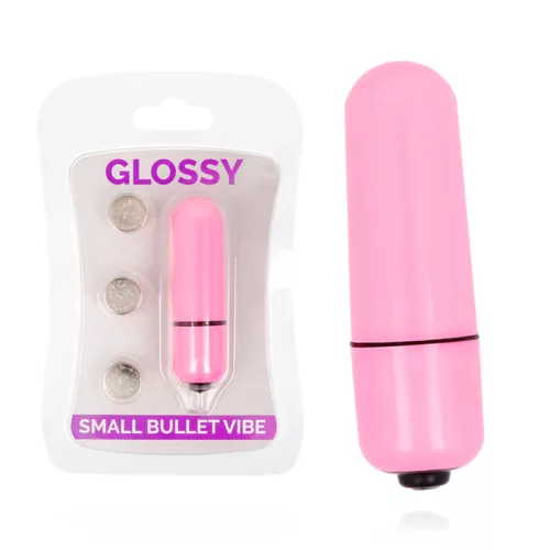 GLOSSY – kisméretű vibrátor, mély rózsaszínben