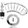Metal Hard – biztonsági záras péniszpajzs 14 cm