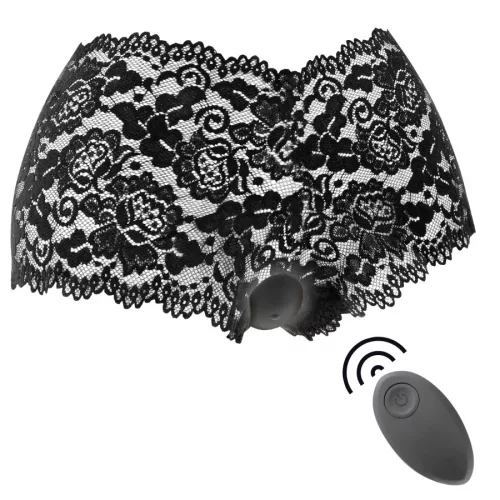 BLACK&SILVER - ZARA távirányítós izgató ingyenes bugyival