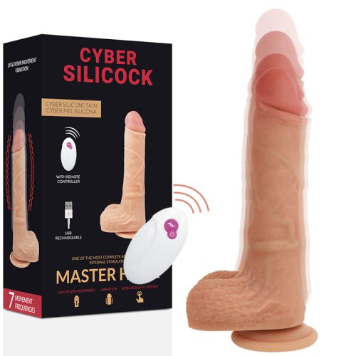 CYBER SILICOCK – távirányítós reális maszturbátor 20,9 cm