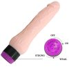 BAILE Adour Club – élethű vibrátor széles talppal 22 cm