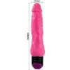 BAILE – színes, élethű vibrátor 24 cm hosszú