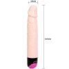 BAILE - színes vibráló és forgó vibrátor 24 cm