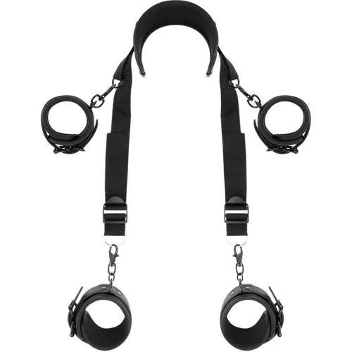 Fetish Submissive – mesteri pozíció 4 neopréne bilincsel