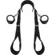 Fetish Submissive – nyitott lábú bilincs prémium neoprénnel