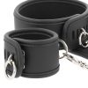 FETISH SUBMISSIVE - prémium vegán bőr nyakék és bilincs