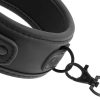 FETISH SUBMISSIVE - láncnyakörv prémium bőr béléssel