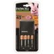 Duracell - 45 perces újratölthető akkutöltő 2xAA, 2xAAA