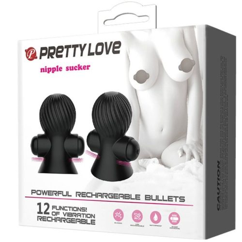 Pretty Love – érzéki mellbimbó izgatók 12 vibrációs móddal