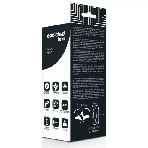 ADDICTED TOYS – prémium anál dugó 13,5 cm