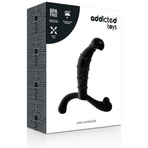 ADDICTED TOYS - fekete prosztata masszírozó játék