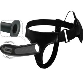 PRETTY LOVE - vibráló strap-on üreges dildóval