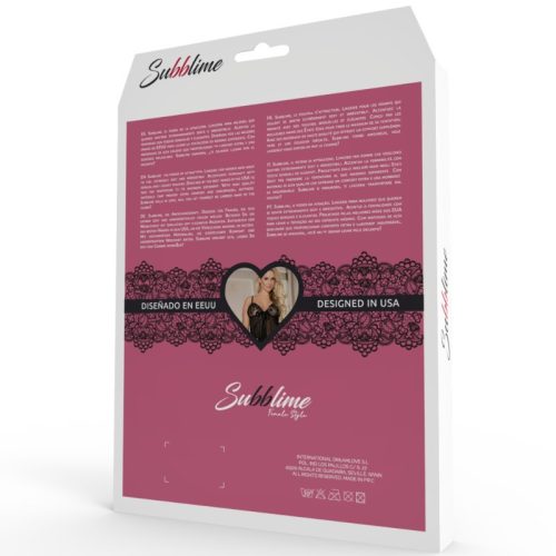 SUBBLIME - fekete pántos ruha L/XL méretben