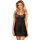 SUBBLIME – selymes fekete babydoll masnival S/M