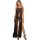 SUBBLIME - fekete dressz-top és tanga szett S/M