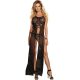 SUBBLIME - fekete dressz-top és tanga szett S/M