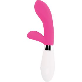 GLOSSY Jackson Rabbit – elegáns rózsaszín vibrátor