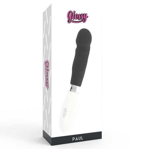 GLOSSY Paul – elegáns fekete vibrátor