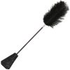 DARKNESS – feketefehér toll ostor 56 cm 