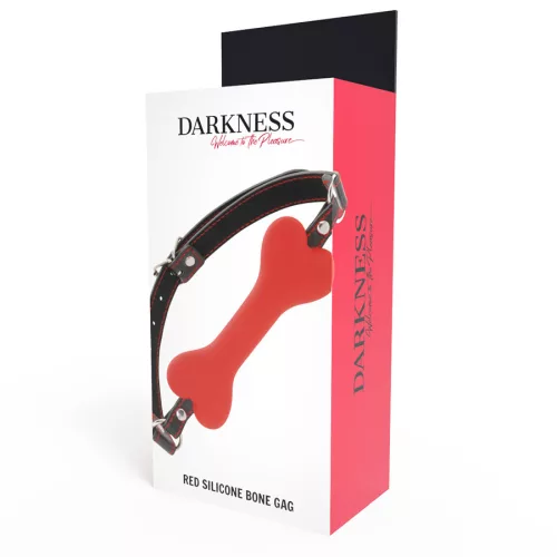 DARKNESS – piros szilikon maszk az érzékek játékához