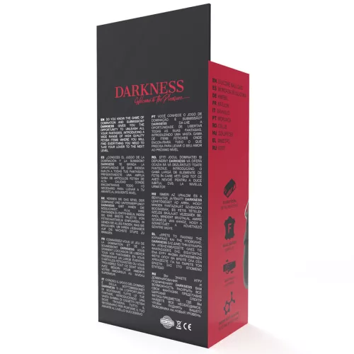 DARKNESS – fekete légies szilikon fojtogató
