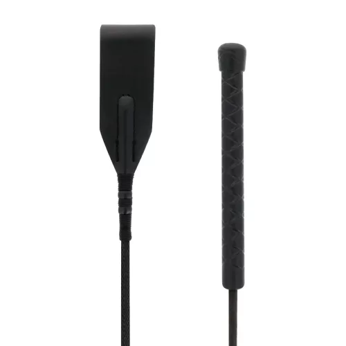 DARKNESS – 45 cm hosszú bőr korbács, érzéki közjátékkal