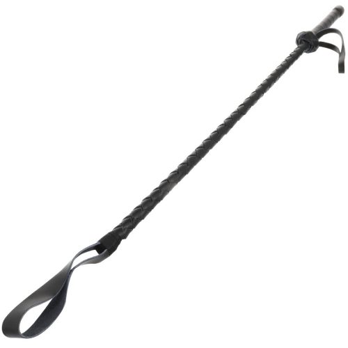 DARKNESS - bőr BDSM ostor 60 cm-es hosszban