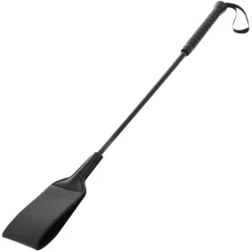 DARKNESS – fekete széles BDSM ostor prémium kivitelben