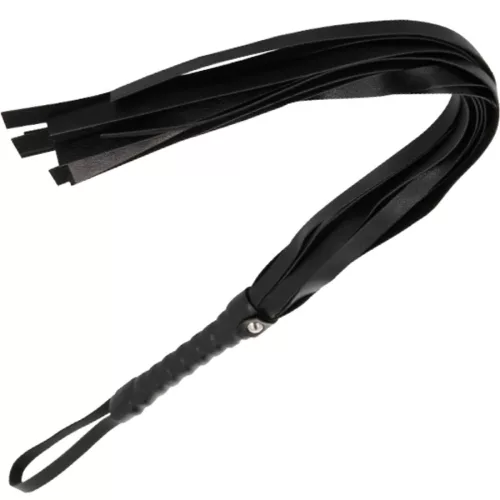 DARKNESS – prémium fekete bondage ostor 45 cm