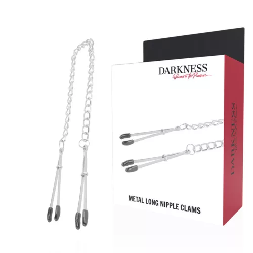 DARKNESS - állítható fém mellbimbó csipeszek