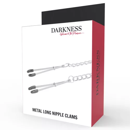 DARKNESS - állítható fém mellbimbó csipeszek