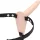 Fetish alárendelő hám - hús színű szilikon 15 cm